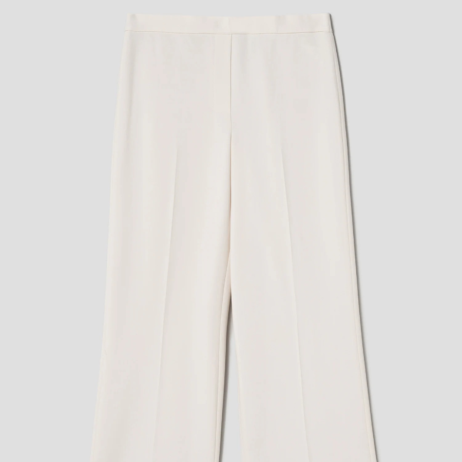 Theory Women Admiral Crepe Wide Pull On Pants - Rice