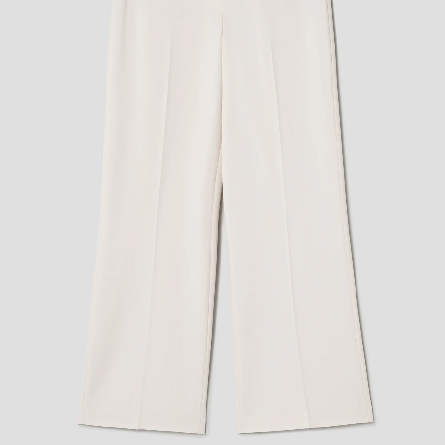 Theory Women Admiral Crepe Wide Pull On Pants - Rice
