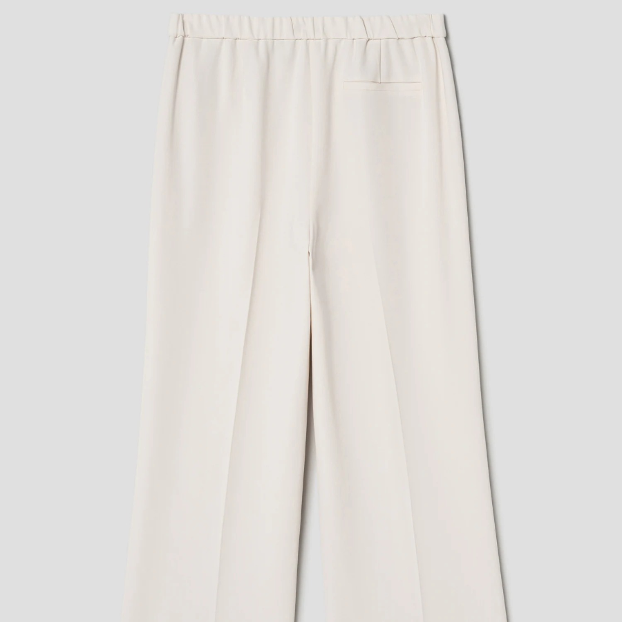 Theory Women Admiral Crepe Wide Pull On Pants - Rice