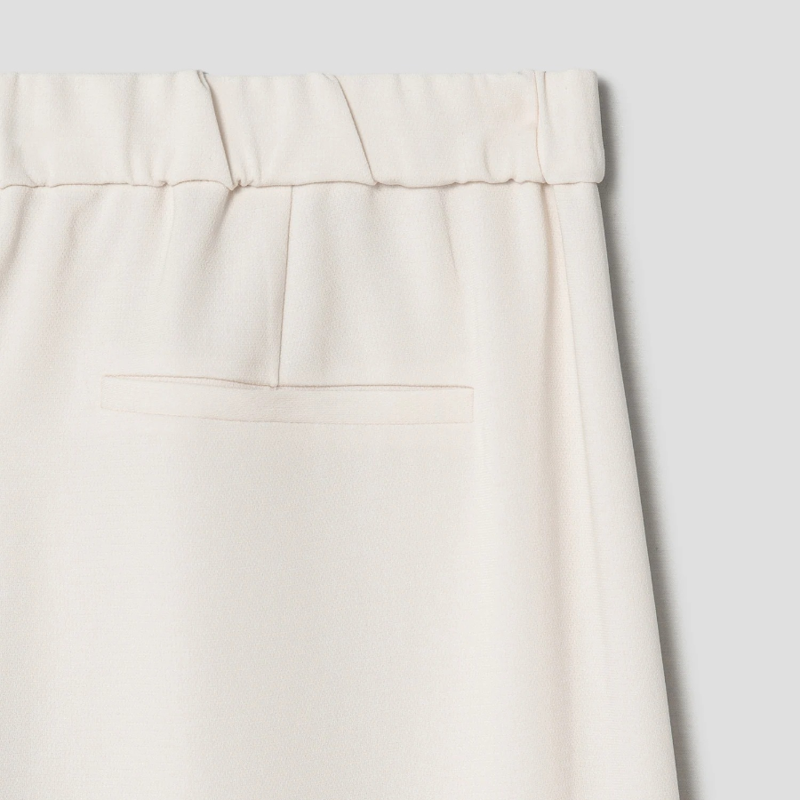 Theory Women Admiral Crepe Wide Pull On Pants - Rice