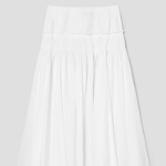 Theory Women Soft Lawn Yoke Skirt - White