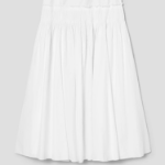 Theory Women Soft Lawn Yoke Skirt - White