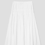 Theory Women Soft Lawn Yoke Skirt - White