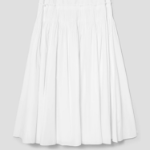 Theory Women Soft Lawn Yoke Skirt - White