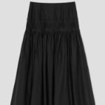 Theory Women Soft Lawn Yoke Skirt - Black