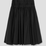 Theory Women Soft Lawn Yoke Skirt - Black