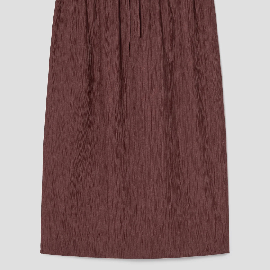 Theory Women Willow Crepe Pull On Skirt - Marron