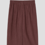 Theory Women Willow Crepe Pull On Skirt - Marron
