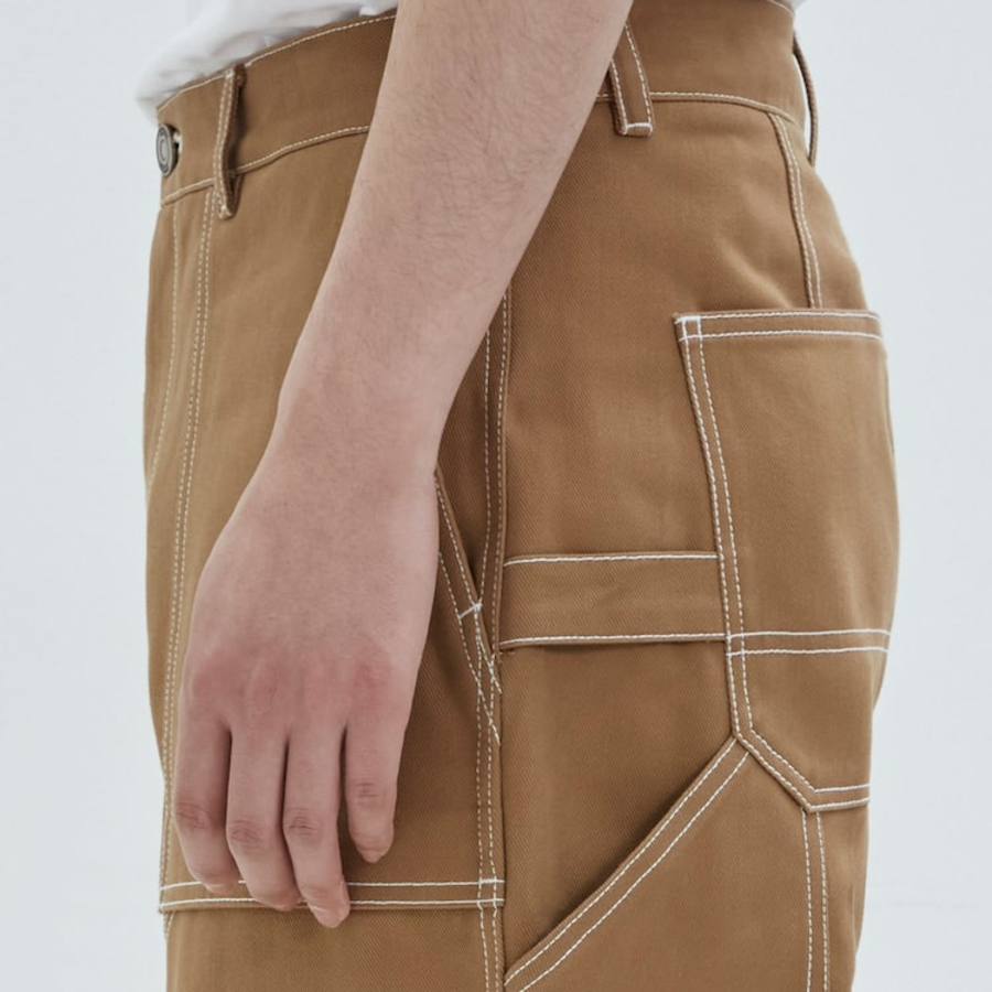 JUUN.J Cotton Carpenter Pants – Beige