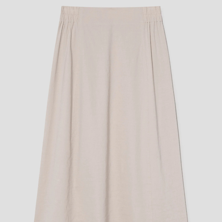 Theory Women Good Crunch Elastic Tulip Skirt - Straw