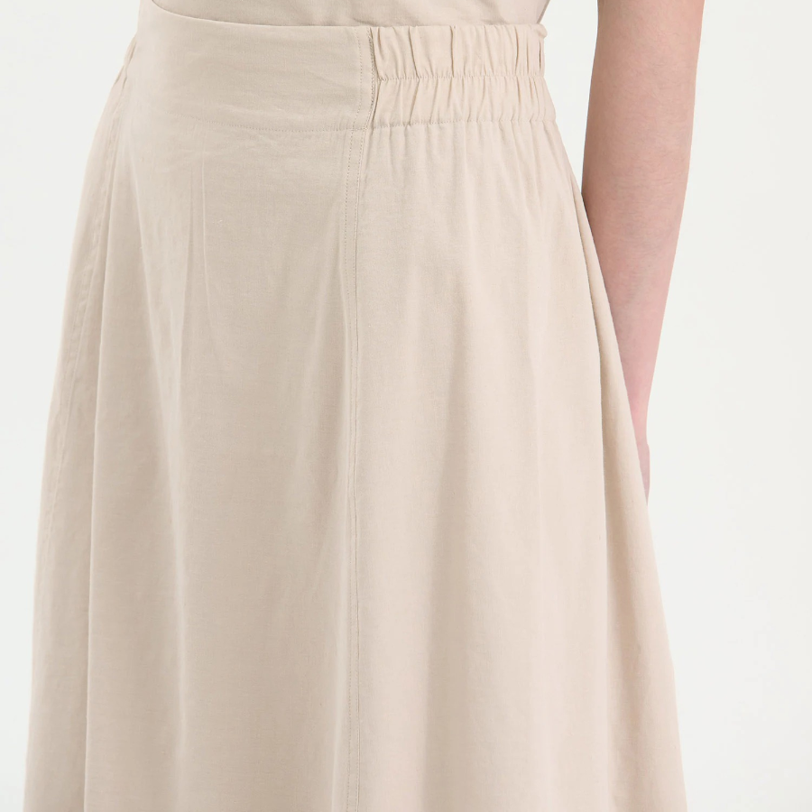 Theory Women Good Crunch Elastic Tulip Skirt - Straw