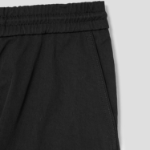 JUUN.J Nylon Twill Front Cargo Pants – Black