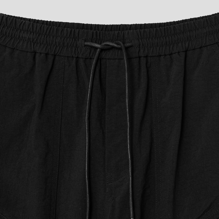 JUUN.J Nylon Velcro Detailed Cargo Pants – Black