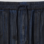 JUUN.J Oil-Denim Puckering Cargo Jeans – Blue