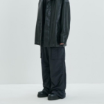 JUUN.J Ripstop Poly Puckering Cargo Pants – Black