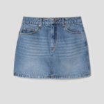 AMI Women Mini Denim Skirt – Used Blue