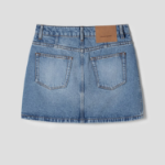 AMI Women Mini Denim Skirt – Used Blue