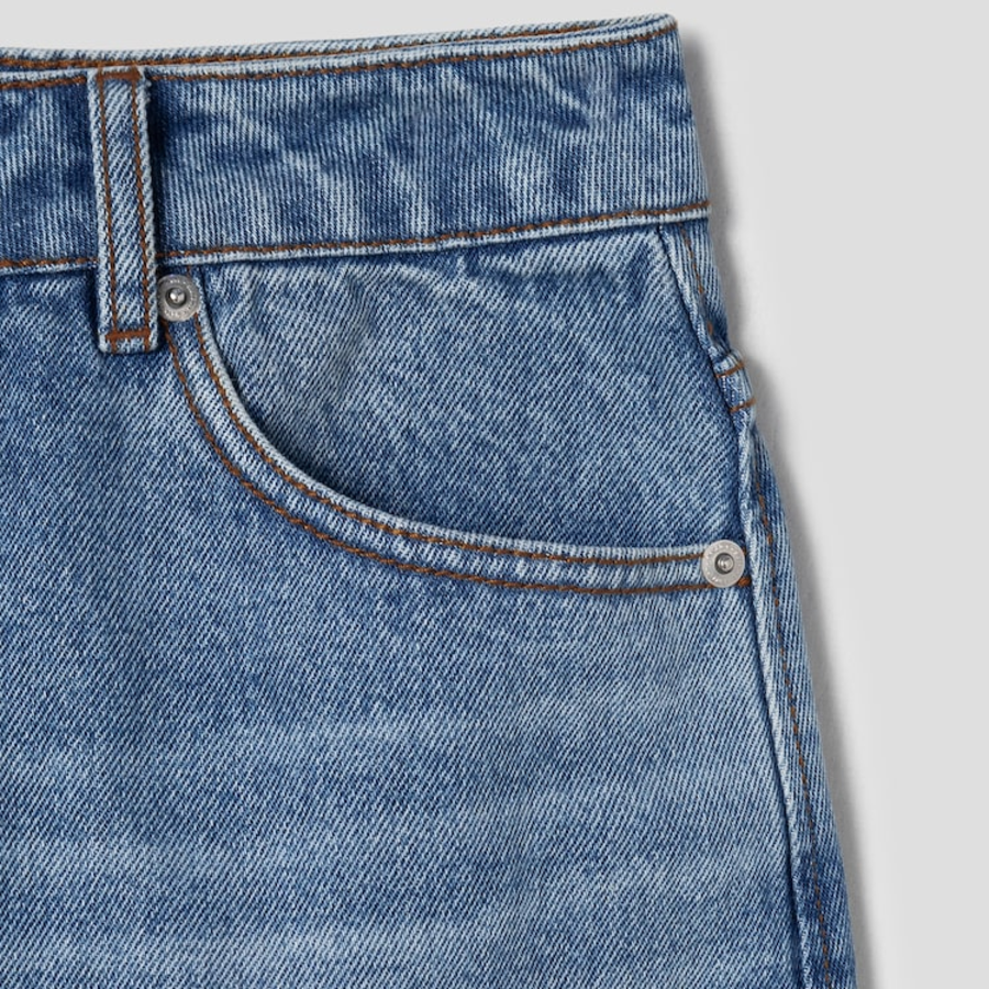 AMI Women Mini Denim Skirt – Used Blue