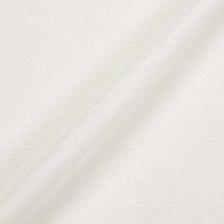 JAJU Smart Cotton Loose-Fit Half-Sleeve T-Shirt – White