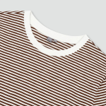 JAJU Slub Short-Sleeve T-Shirt – Light Brown