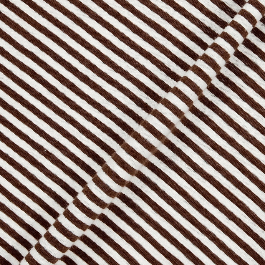 JAJU Slub Short-Sleeve T-Shirt – Light Brown