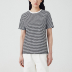 JAJU Slub Short-Sleeve T-Shirt – Jet Black