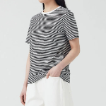 JAJU Slub Short-Sleeve T-Shirt – Jet Black