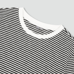 JAJU Slub Short-Sleeve T-Shirt – Jet Black