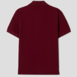 PLAY COMME des GARÇONS (Unisex) Red Heart Wappen Polo Shirt – Burgundy