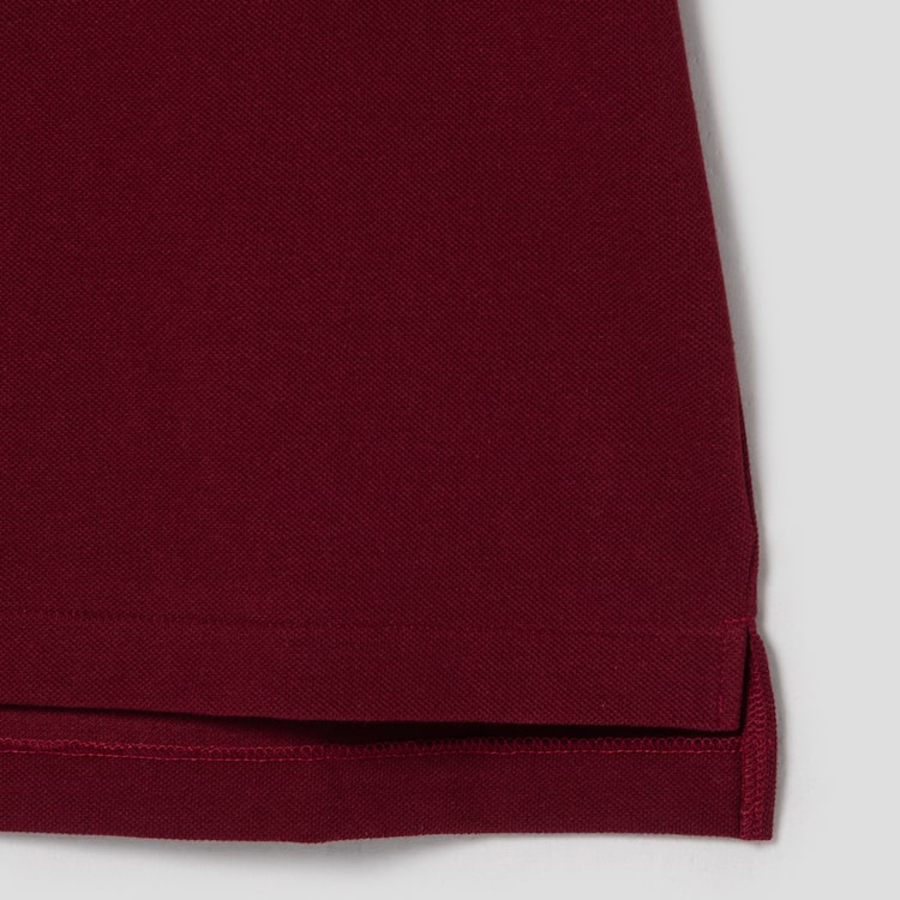 PLAY COMME des GARÇONS (Unisex) Red Heart Wappen Polo Shirt – Burgundy