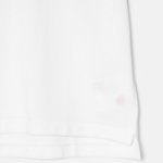 PLAY COMME des GARÇONS (Unisex) Red Heart Wappen Polo Shirt – White