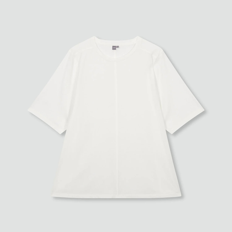 JAJU A‑Line T‑Shirt – White