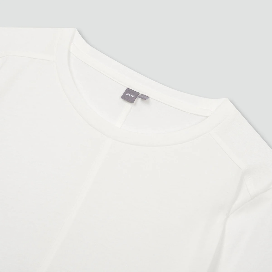 JAJU A‑Line T‑Shirt – White