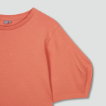 JAJU Puff-Sleeve T-Shirt – Orange