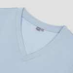 JAJU Smart Cotton V-Neck T-Shirt – Sky Blue