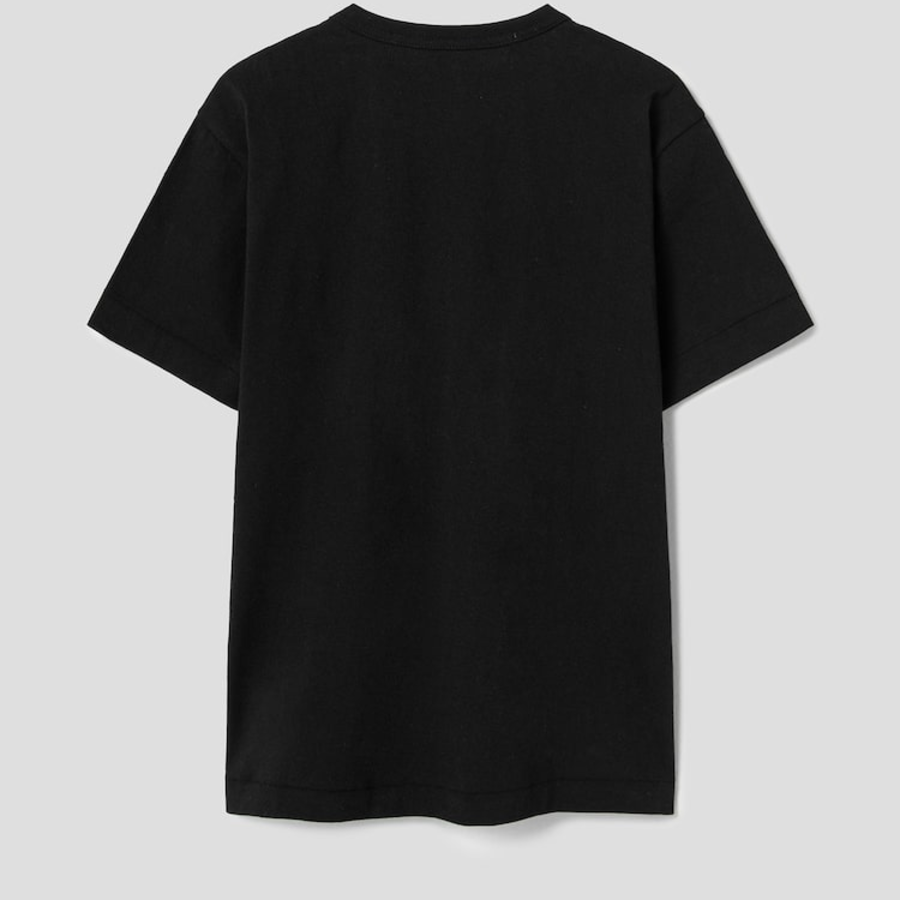 PLAY COMME des GARÇONS (Unisex) 6 Heart Short Sleeve T-Shirt – Black