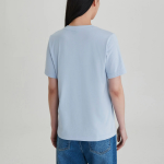 JAJU Smart Cotton V-Neck T-Shirt – Sky Blue