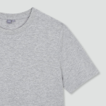 JAJU Slub Short-Sleeve T-Shirt – Melange Grey