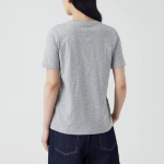 JAJU Slub Short-Sleeve T-Shirt – Melange Grey