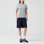 JAJU Slub Short-Sleeve T-Shirt – Melange Grey