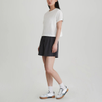 JAJU Smart Cotton Crop T-Shirt – White