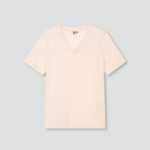 JAJU Smart Cotton V-Neck T-Shirt – Pink