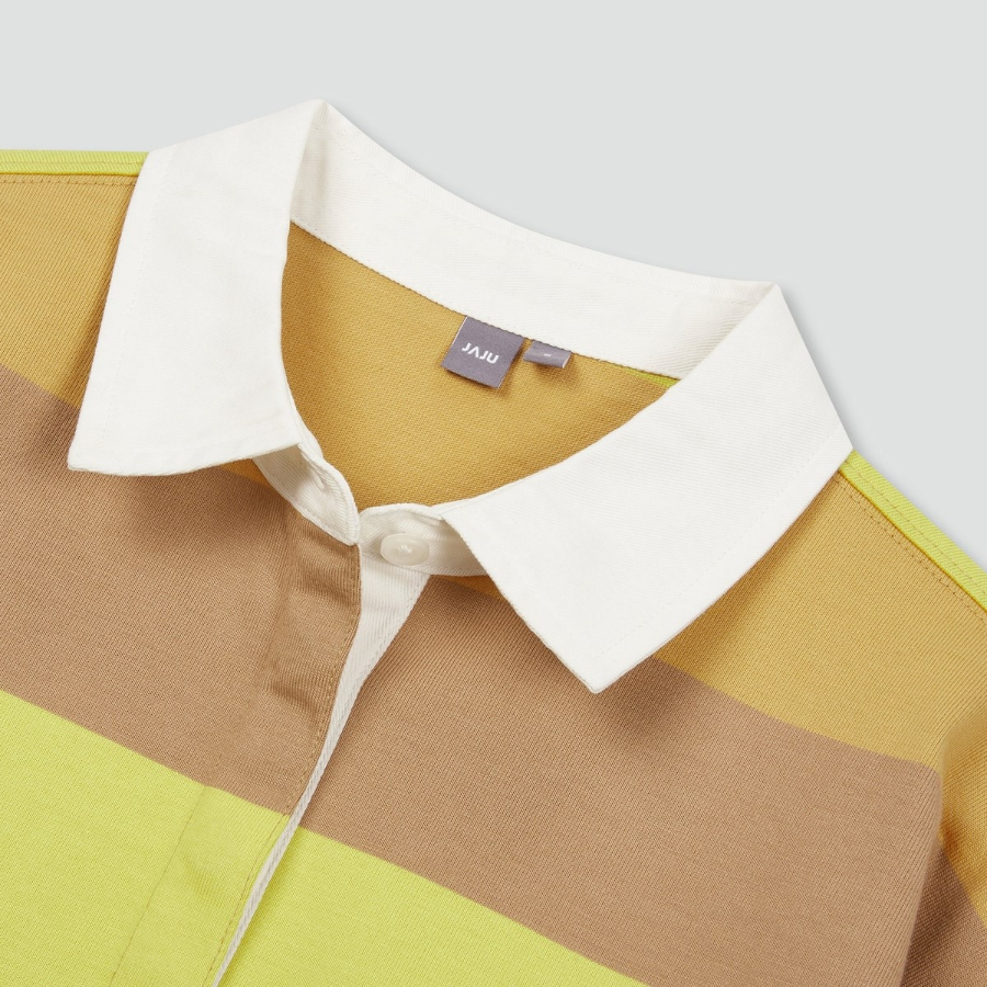 JAJU Rugby Short-Sleeve T-Shirt – Yellow