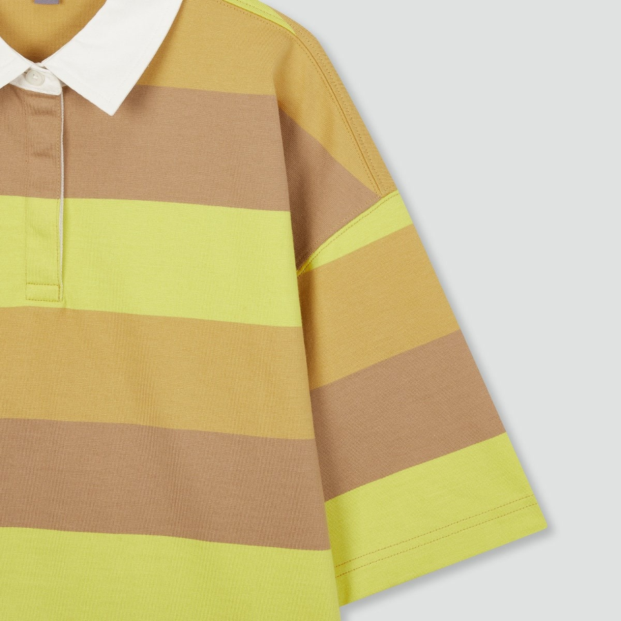 JAJU Rugby Short-Sleeve T-Shirt – Yellow