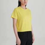 JAJU Smart Cotton Crop T-Shirt – Yellow