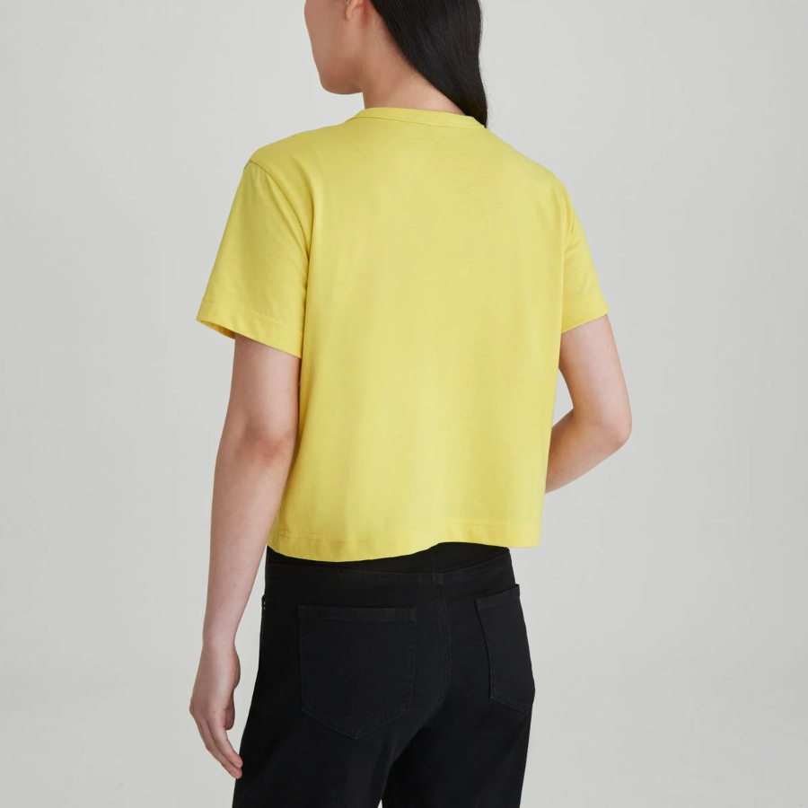 JAJU Smart Cotton Crop T-Shirt – Yellow