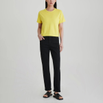 JAJU Smart Cotton Crop T-Shirt – Yellow
