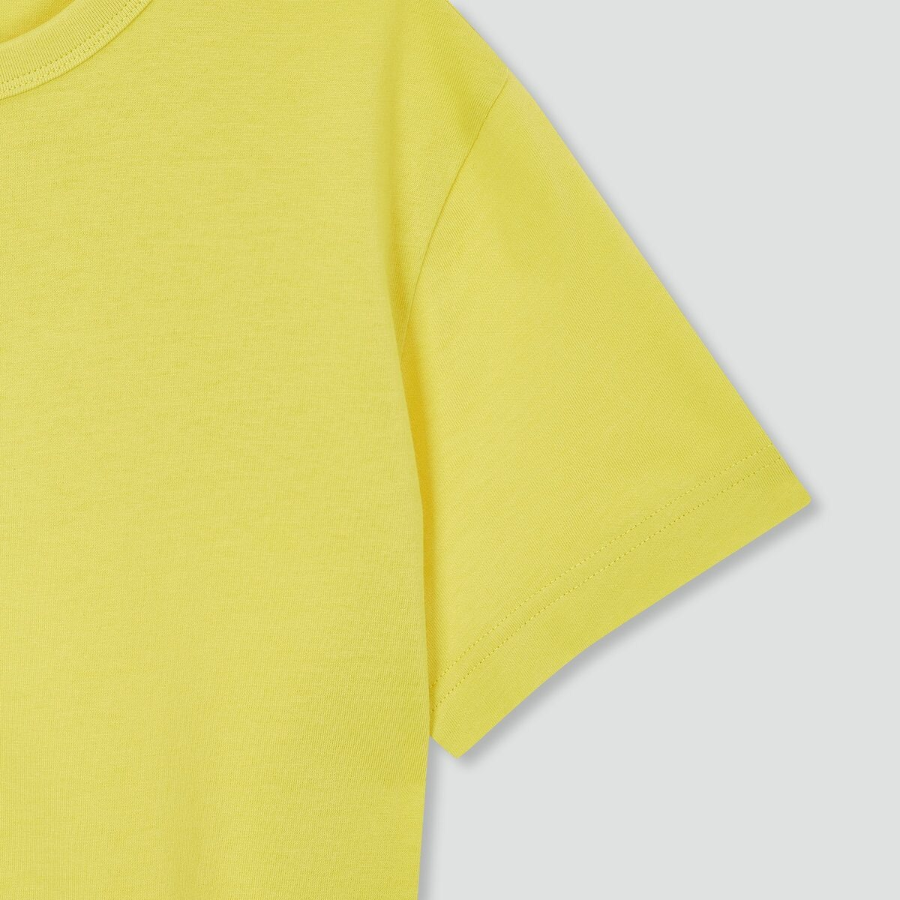 JAJU Smart Cotton Crop T-Shirt – Yellow