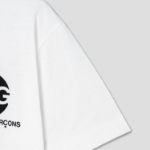 CDGCDGCDG Circle Logo Printed Short Sleeve T-Shirt – White