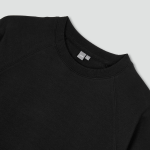 JAJU Sweat Short-Sleeve Shirt – Black